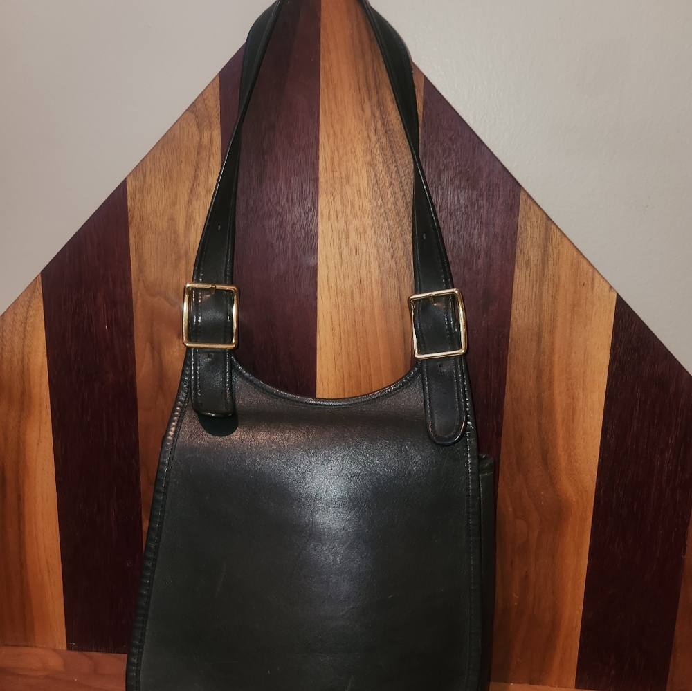 Vintage michael Green Leather bag
